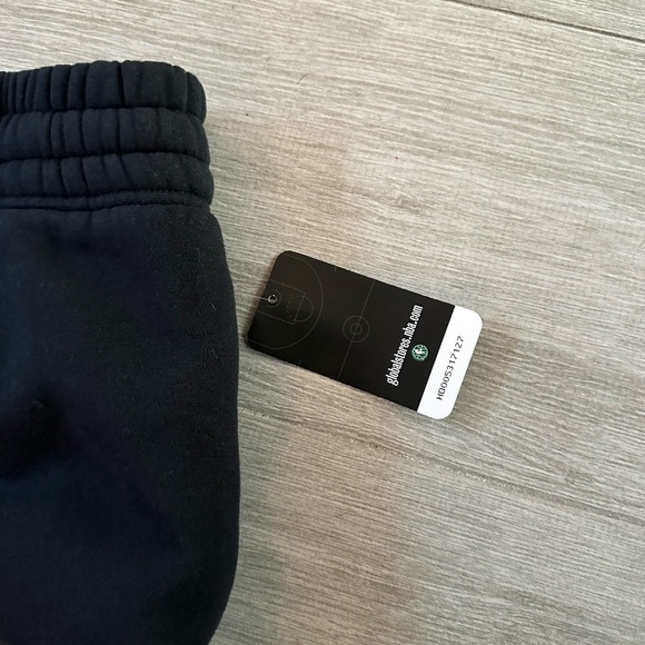 Men's Miami Heat Mitchell & Ness Origins Black Fleece Shorts Size L Large New - Picture 4 of 11